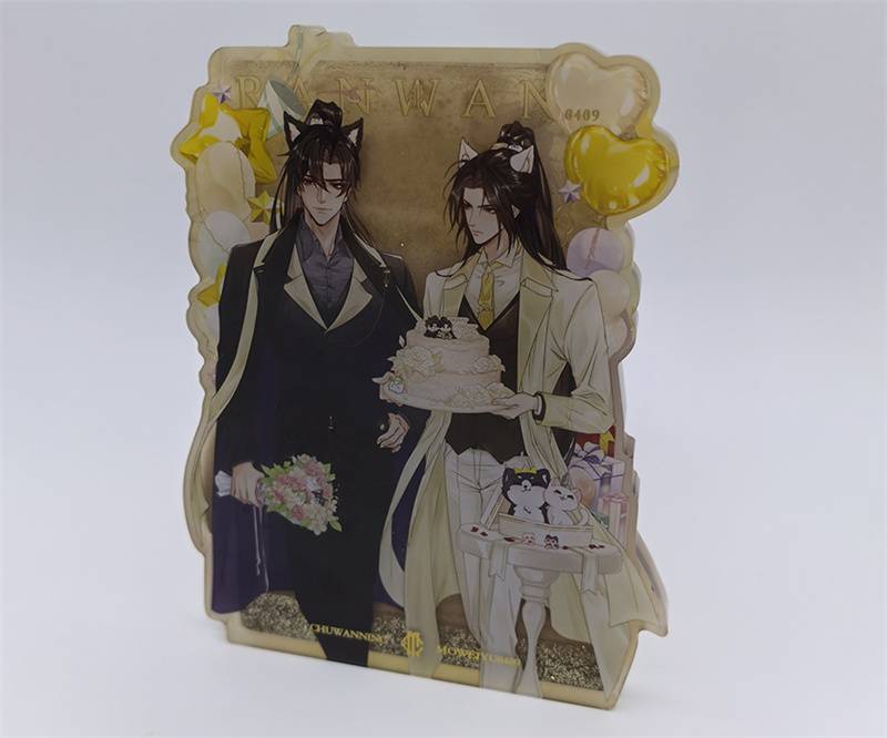Acrylic cartoon card