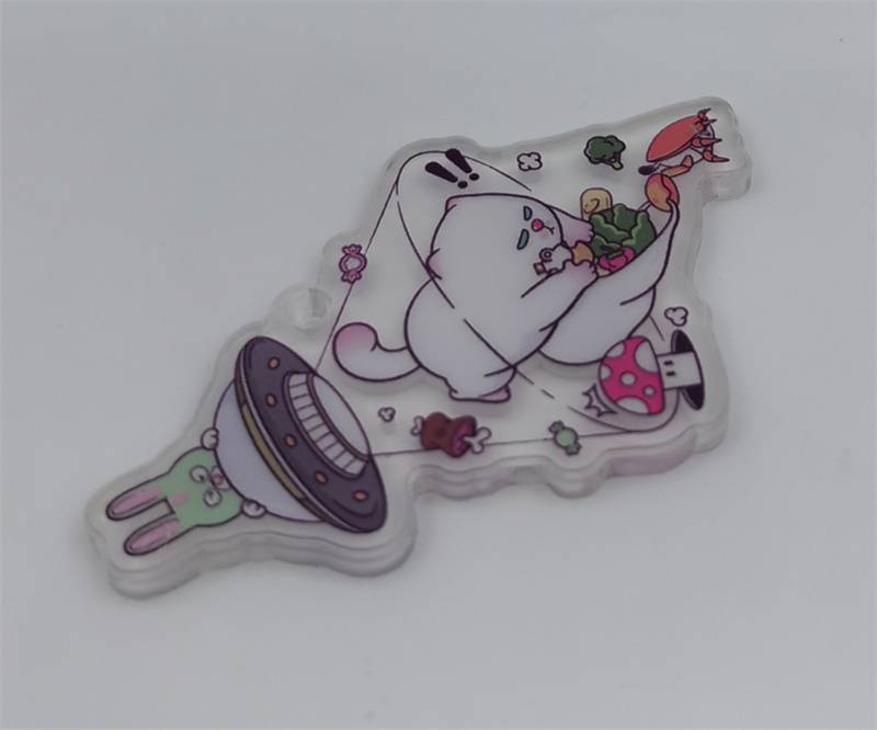 Acrylic cartoon card